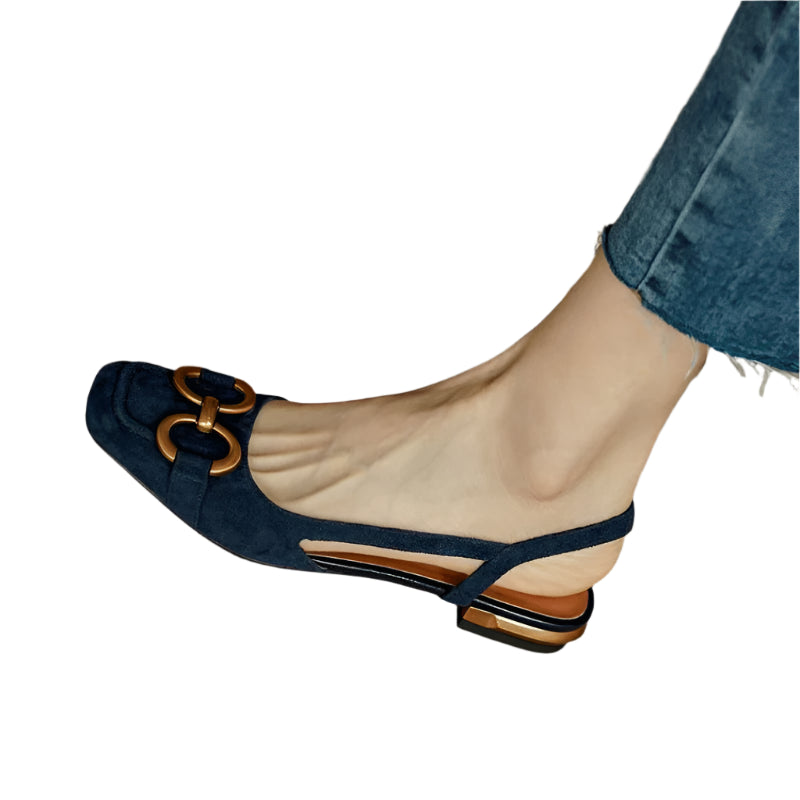 Sandales Retro Suède Slingback