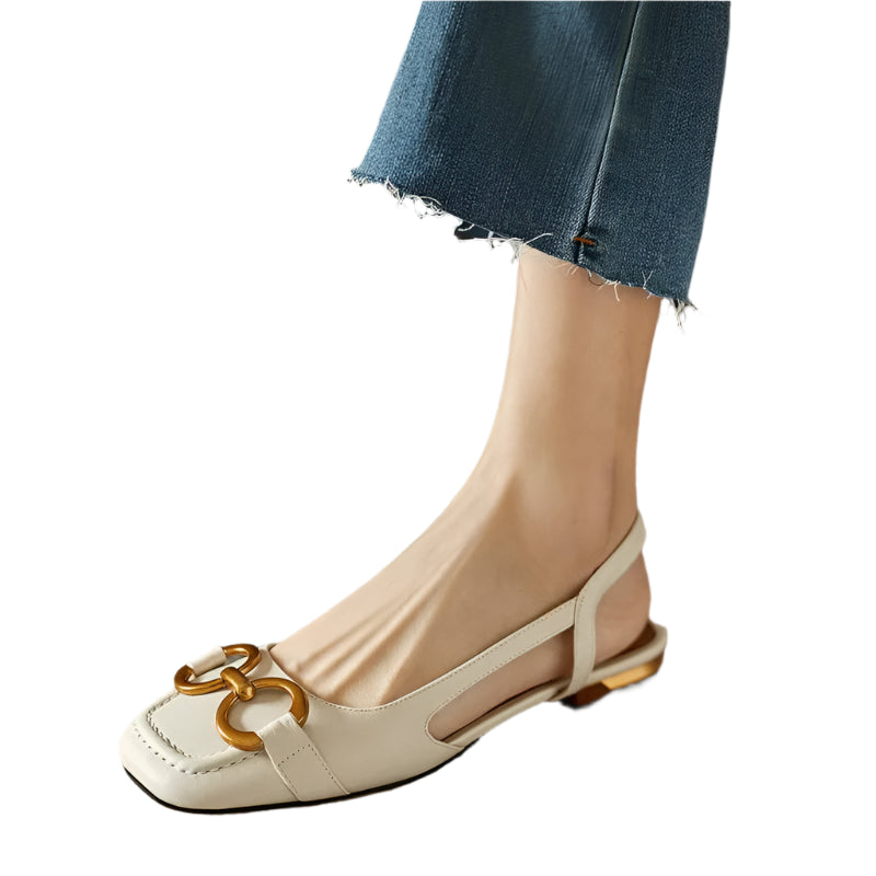 Sandales Retro Suède Slingback